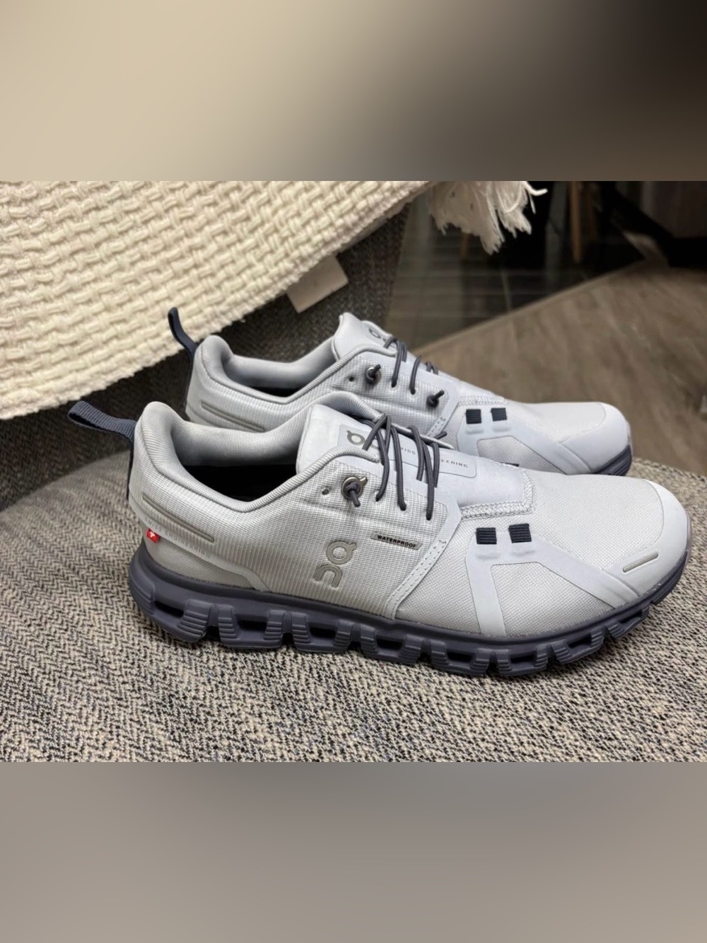 Women's On Cloud 6 WP Heather/Metal Size 8